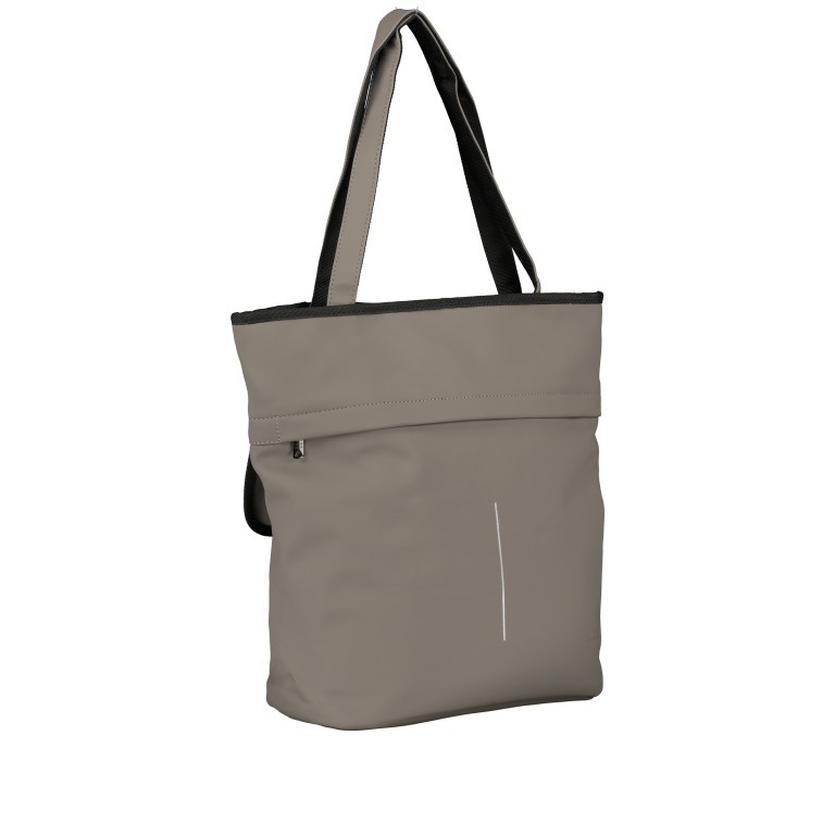 Fahrradtasche Shopper mit Gepäckträgerbefestigung Taupe, Farbe: taupe/khaki, Marke: Blackbeat, EAN: 4066727000224, Abmessungen in cm: 31x37x14, Bild 2 von 8