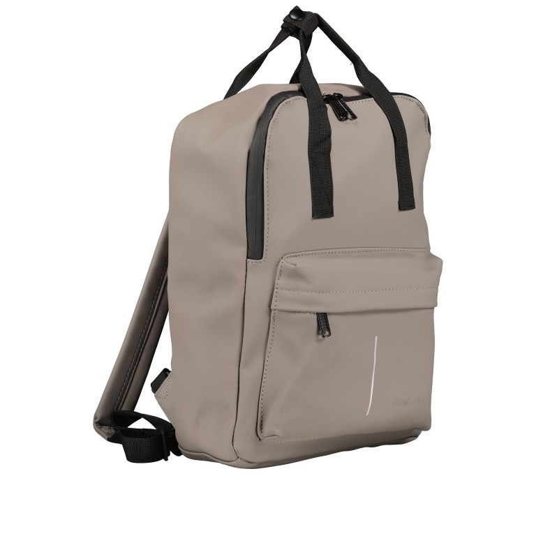 Fahrradtasche Rucksack mit Gepäckträgerbefestigung Taupe, Farbe: taupe/khaki, Marke: Blackbeat, EAN: 4066727000286, Abmessungen in cm: 26x35x10, Bild 2 von 4