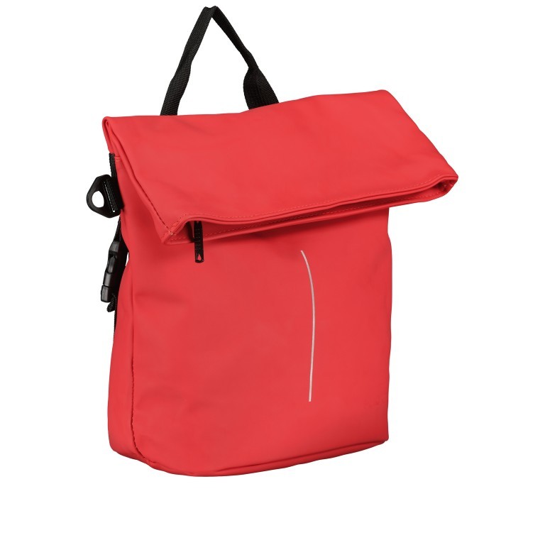 Fahrradtasche für Lenkerbefestigung Rot, Farbe: rot/weinrot, Marke: Blackbeat, EAN: 8720629071275, Abmessungen in cm: 23x26x11, Bild 2 von 8