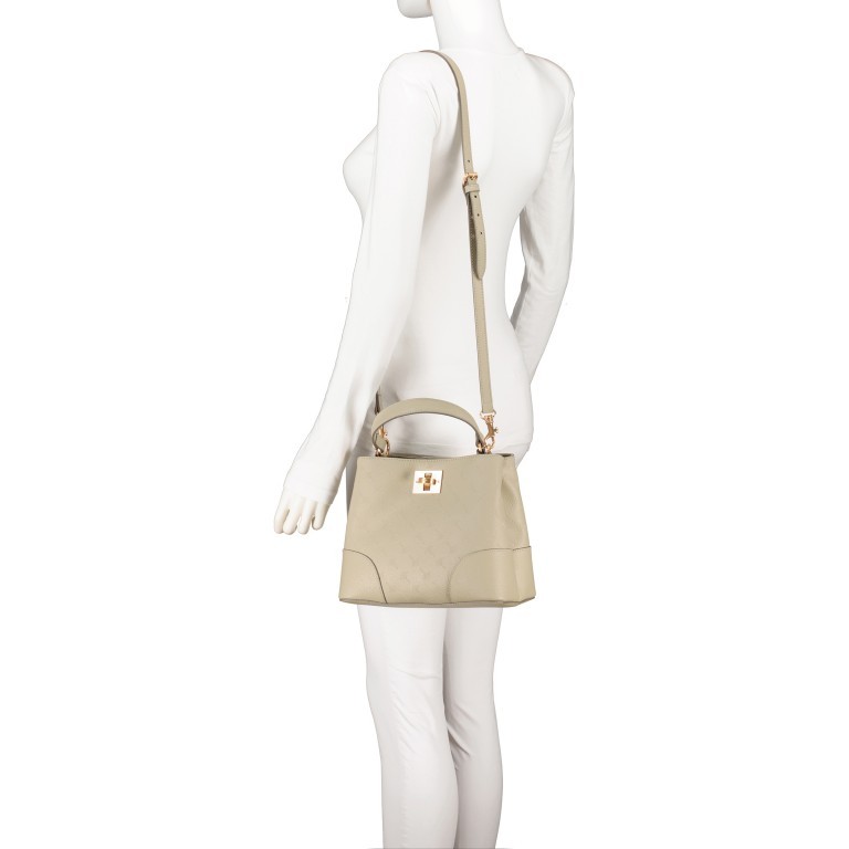 Handtasche Cortina Stampa Valli SHO Mud, Farbe: taupe/khaki, Marke: Joop!, EAN: 4048835032991, Abmessungen in cm: 24.5x21x13, Bild 5 von 8