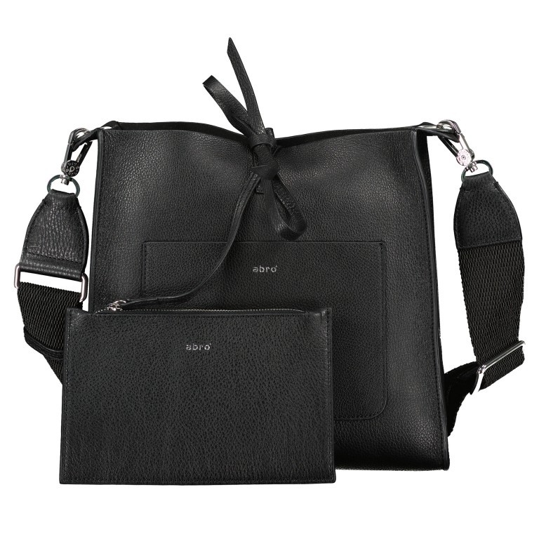 Beuteltasche Dalia Raquel S Black Nickel, Farbe: schwarz, Marke: Abro, EAN: 4061724845588, Abmessungen in cm: 26x26x9, Bild 1 von 10