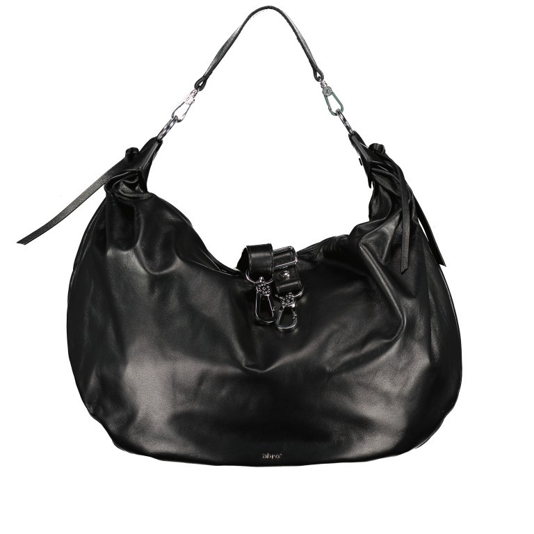 Beuteltasche Giglio Anita Black, Farbe: schwarz, Marke: Abro, EAN: 4061724844130, Abmessungen in cm: 51x35x10, Bild 1 von 8