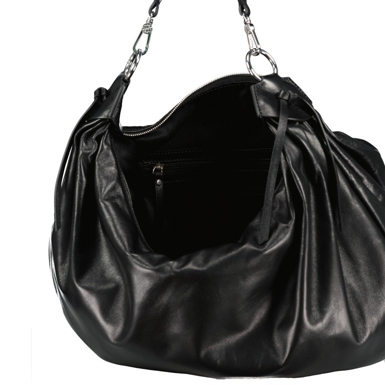 Beuteltasche Giglio Anita Black, Farbe: schwarz, Marke: Abro, EAN: 4061724844130, Abmessungen in cm: 51x35x10, Bild 7 von 8