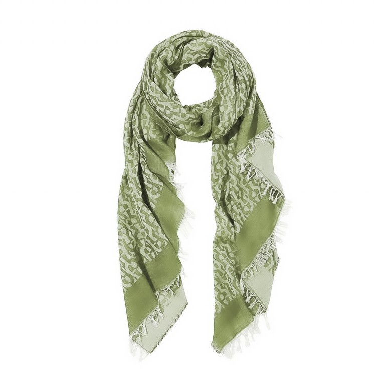 Schal Casual 242-591 Pesto Green, Farbe: grün/oliv, Marke: AIGNER, EAN: 4055539411595, Abmessungen in cm: 160x180x0.1, Bild 1 von 6