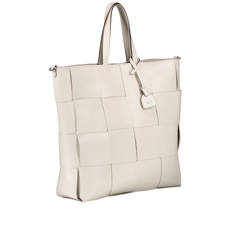 Handtasche Chessboard Big Ivory, Farbe: weiß, Marke: Abro, EAN: 4061724851688, Abmessungen in cm: 40x40x10, Bild 2 von 9