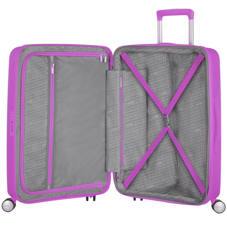Trolley Soundbox 4-Rollen 67 cm Magenta, Farbe: rosa/pink, Marke: American Tourister, EAN: 5400520057655, Abmessungen in cm: 46.5x67x29, Bild 2 von 8