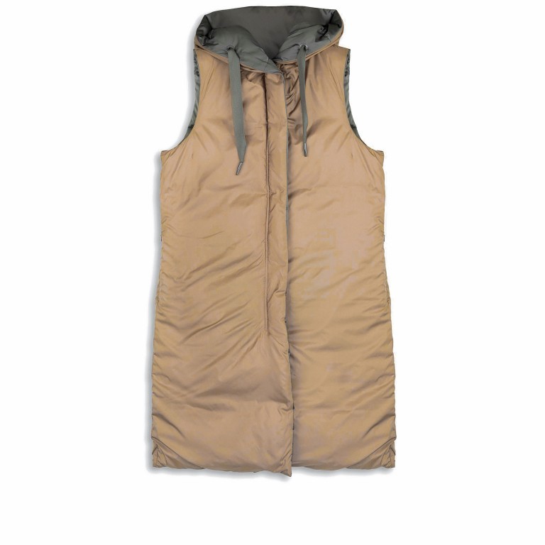 Steppweste Farook mit Wendefunktion Größe 34 Agate Green Tannin, Farbe: taupe/khaki, Marke: Rino & Pelle, EAN: 8720529002942, Bild 2 von 7