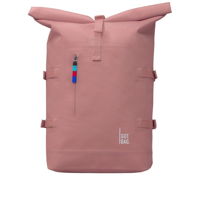 Rucksack Rolltop Rose Pearl, Farbe: rosa/pink, Marke: Got Bag, EAN: 4260483880810, Abmessungen in cm: 33x43x66, Bild 1 von 11