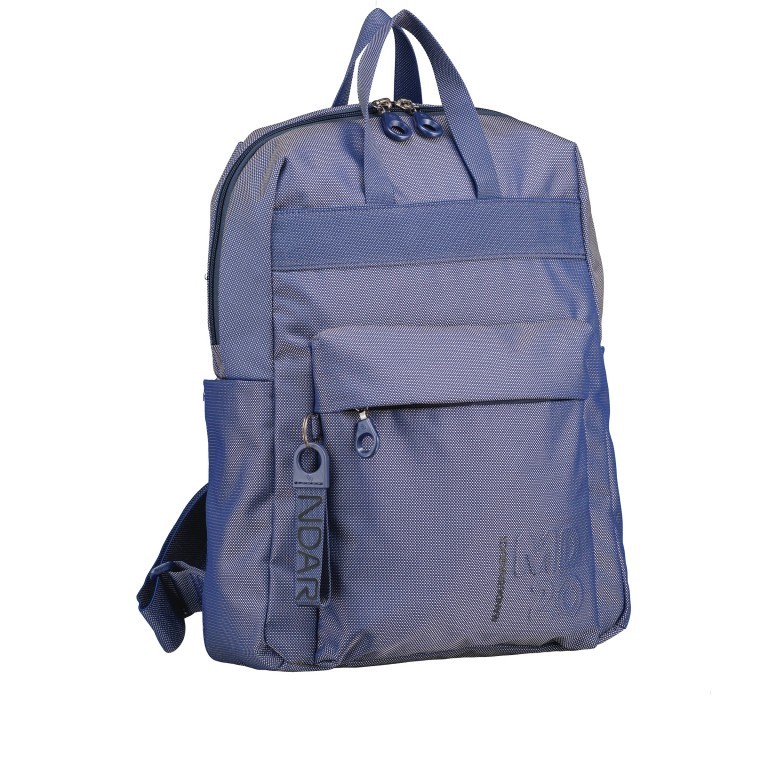 Rucksack MD20 QMT17 Jeans, Farbe: blau/petrol, Marke: Mandarina Duck, EAN: 8032803768070, Abmessungen in cm: 26x37x12, Bild 2 von 9