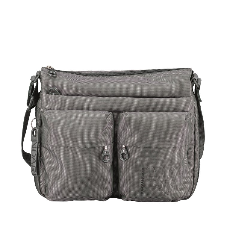 Umhängetasche MD20 QMTX6 Iron Gate, Farbe: grau, Marke: Mandarina Duck, EAN: 8032803762924, Abmessungen in cm: 33x28x7, Bild 1 von 7