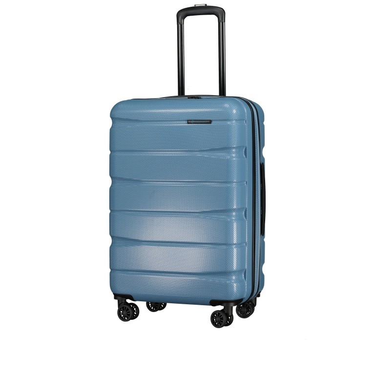 Koffer ABS13 66 cm Blue Stone, Farbe: blau/petrol, Marke: Franky, EAN: 4251672763151, Abmessungen in cm: 44.5x66x28, Bild 2 von 6