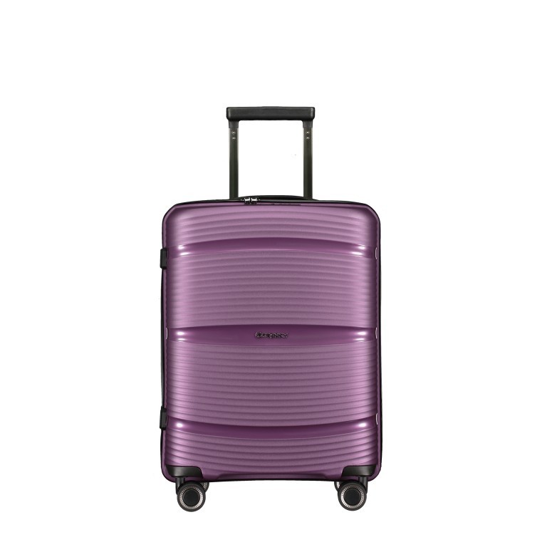 Koffer PP11 55 cm Purple, Farbe: rot/weinrot, Marke: Franky, Abmessungen in cm: 39.5x55x20, Bild 1 von 10