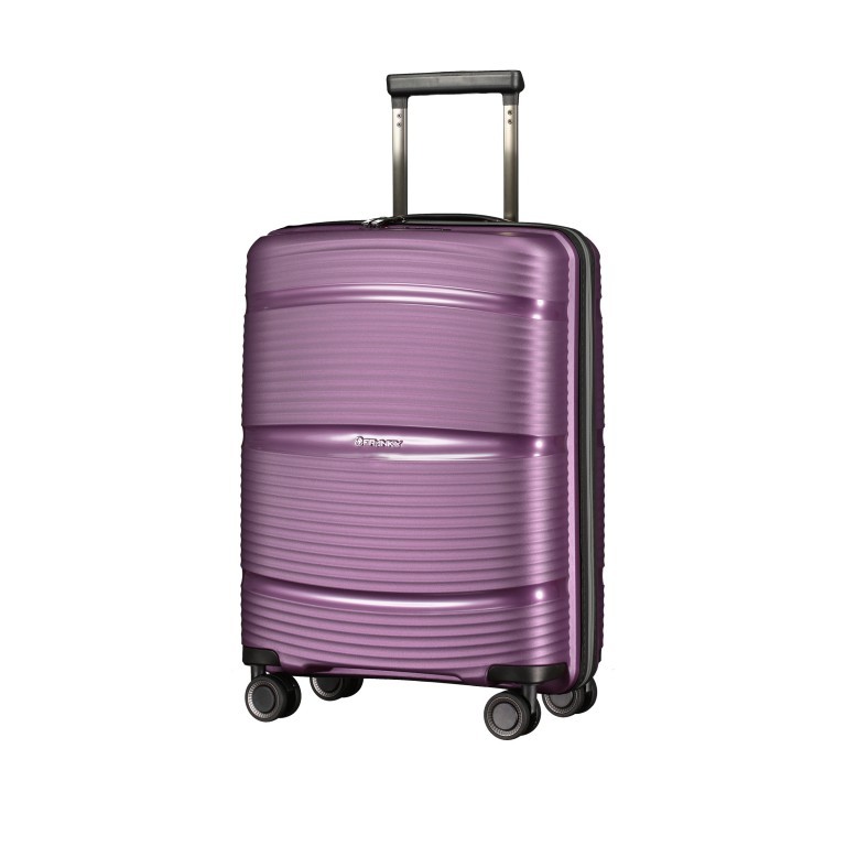 Koffer PP11 55 cm Purple, Farbe: rot/weinrot, Marke: Franky, Abmessungen in cm: 39.5x55x20, Bild 2 von 10