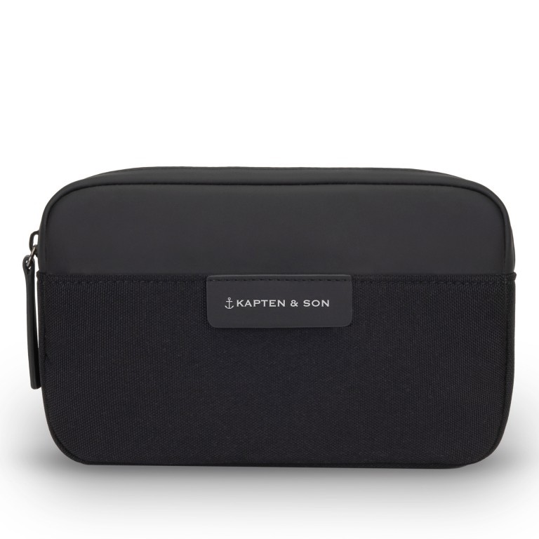 Gürteltasche Habo All Black, Farbe: schwarz, Marke: Kapten & Son, EAN: 4251145250270, Abmessungen in cm: 22x13x5, Bild 1 von 8