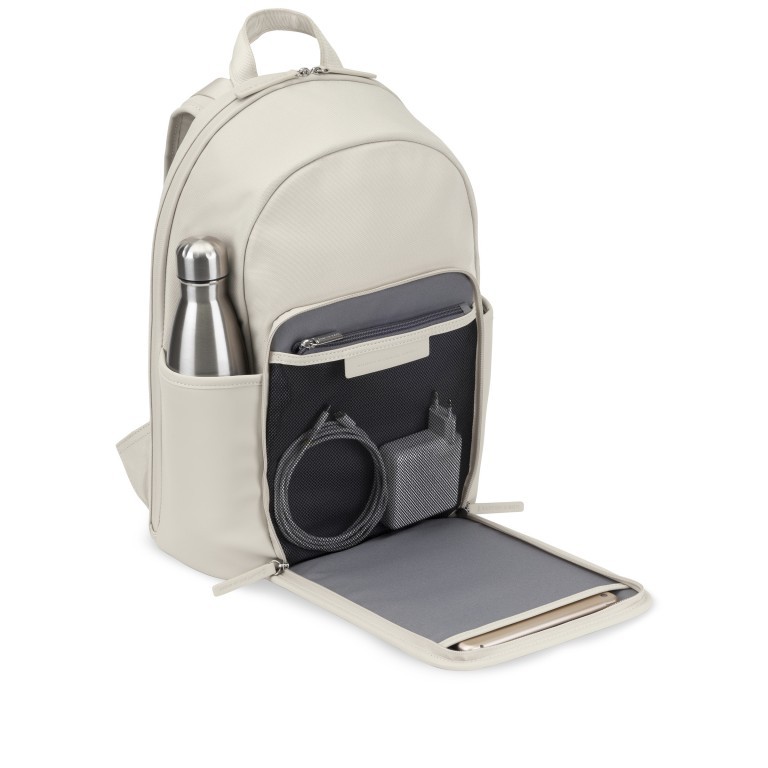 Rucksack Aalborg mit Laptopfach 14 Zoll Sandstone, Farbe: beige, Marke: Kapten & Son, EAN: 4251145208479, Abmessungen in cm: 29x42x12, Bild 7 von 10