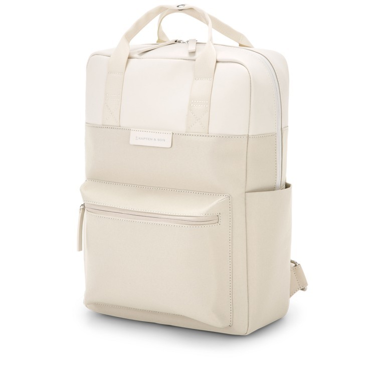 Rucksack Bergen Small mit Tabletfach 11 Zoll Sandstone, Farbe: beige, Marke: Kapten & Son, EAN: 4251145208578, Abmessungen in cm: 23.5x33.5x9.5, Bild 2 von 5