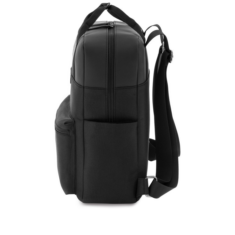 Rucksack Bergen Small mit Tabletfach 11 Zoll All Black, Farbe: schwarz, Marke: Kapten & Son, EAN: 4251145208561, Abmessungen in cm: 23.5x33.5x9.5, Bild 3 von 5