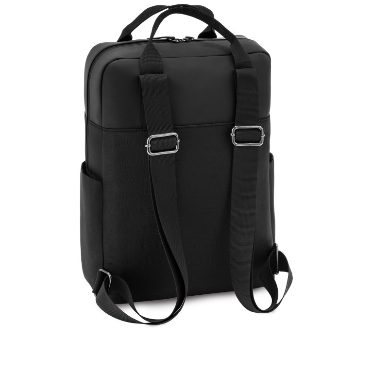 Rucksack Bergen Small mit Tabletfach 11 Zoll All Black, Farbe: schwarz, Marke: Kapten & Son, EAN: 4251145208561, Abmessungen in cm: 23.5x33.5x9.5, Bild 4 von 5