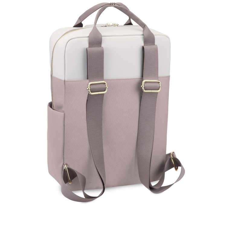 Rucksack Bergen Small mit Tabletfach 11 Zoll Dusty Rose, Farbe: rot/weinrot, Marke: Kapten & Son, EAN: 4251145208585, Abmessungen in cm: 23.5x33.5x9.5, Bild 4 von 5