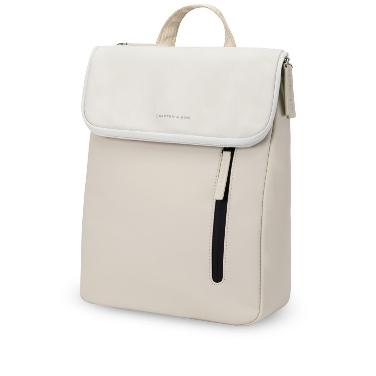 Rucksack Vallen Sandstone, Farbe: beige, Marke: Kapten & Son, EAN: 4251145205133, Abmessungen in cm: 25x33.5x6, Bild 2 von 8