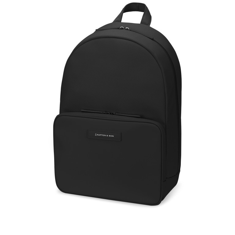 Rucksack Vardo mit Laptopfach 14 Zoll Black, Farbe: schwarz, Marke: Kapten & Son, EAN: 4251145208516, Abmessungen in cm: 28x42x11, Bild 2 von 6