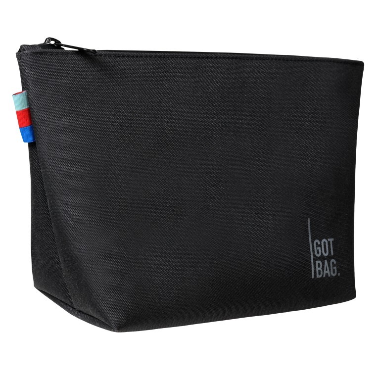 Kulturbeutel Shower Bag Black, Farbe: schwarz, Marke: Got Bag, EAN: 4260483880063, Abmessungen in cm: 25x15x10, Bild 2 von 2