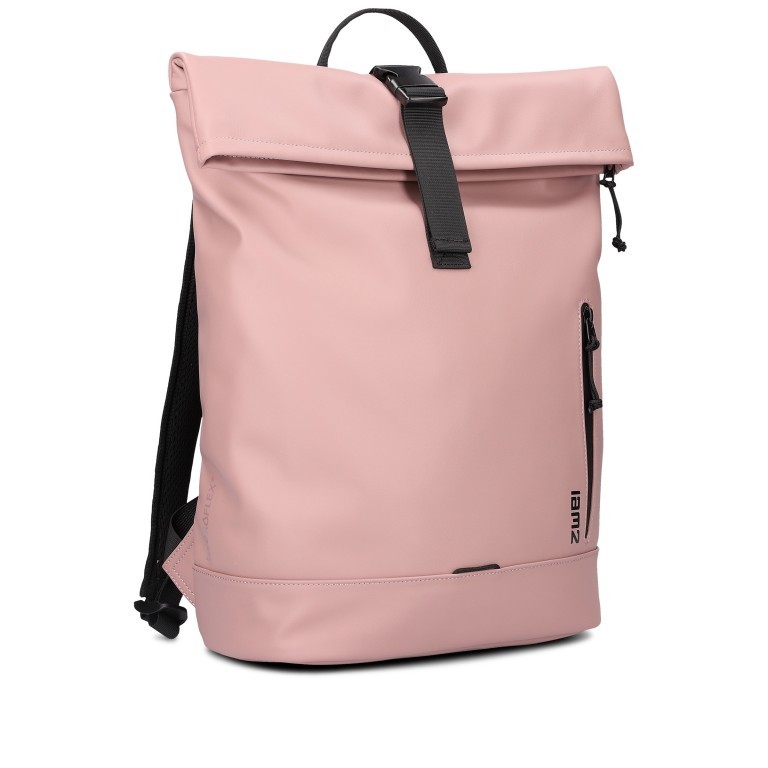 Rucksack Cargo CAR200 Rolltop Rose, Farbe: rosa/pink, Marke: Zwei, EAN: 4250257926769, Abmessungen in cm: 37x44x17, Bild 2 von 7