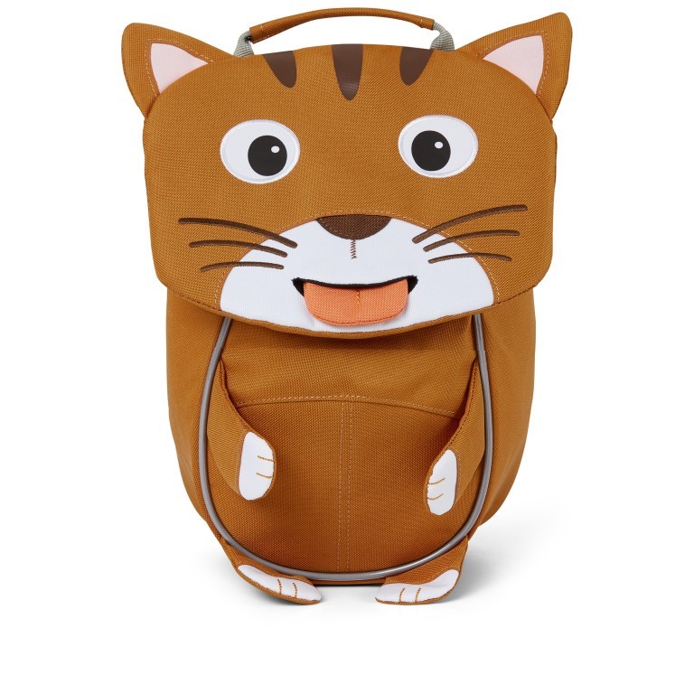 Rucksack Kleiner Freund für Kinder Katze, Farbe: braun, Marke: Affenzahn, EAN: 4057081070114, Abmessungen in cm: 17x25x11, Bild 1 von 7