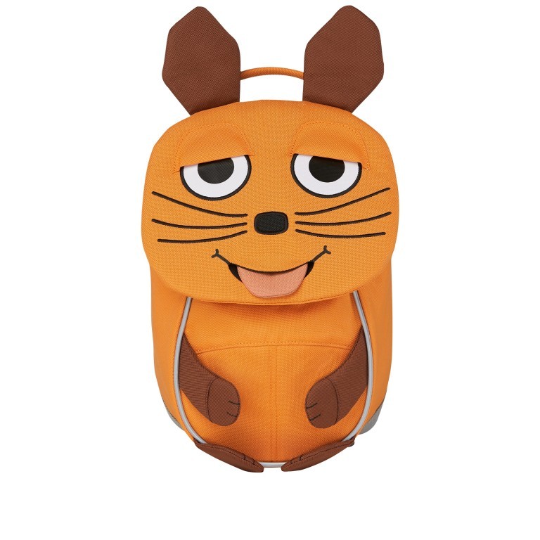 Rucksack Kleiner Freund für Kinder Die Maus, Farbe: orange, Marke: Affenzahn, EAN: 4057081106417, Abmessungen in cm: 17x25x11, Bild 1 von 5