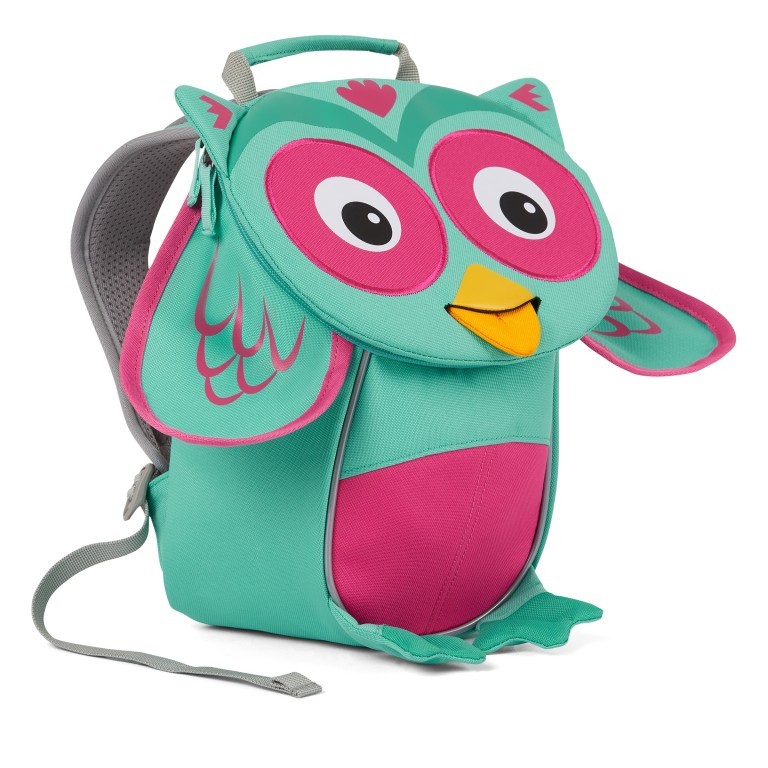 Rucksack Kleiner Freund für Kinder Eule, Farbe: grün/oliv, Marke: Affenzahn, EAN: 4057081076758, Abmessungen in cm: 17x25x11, Bild 3 von 7