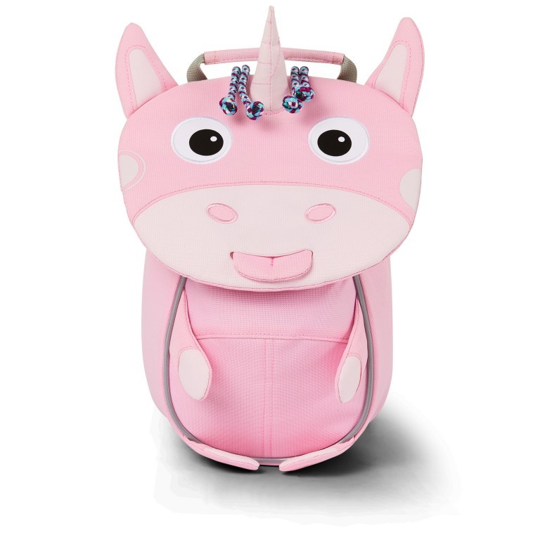 Rucksack Kleiner Freund für Kinder Einhorn, Farbe: rosa/pink, Marke: Affenzahn, EAN: 4057081076772, Abmessungen in cm: 17x25x11, Bild 1 von 7