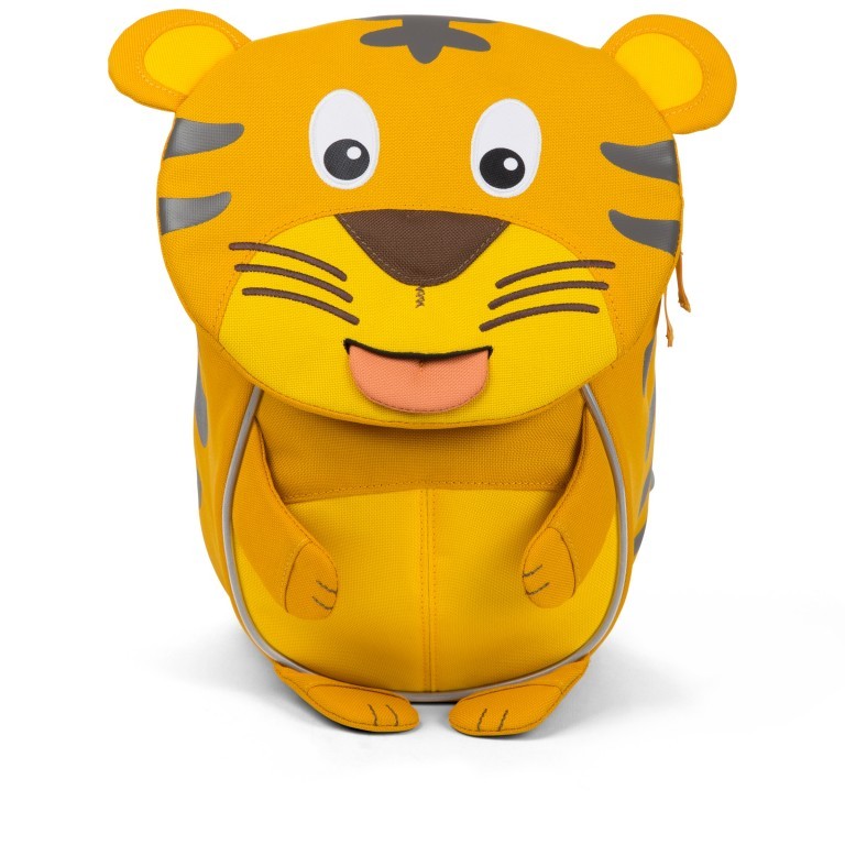 Rucksack Kleiner Freund für Kinder Tiger, Farbe: gelb, Marke: Affenzahn, EAN: 4057081018154, Abmessungen in cm: 17x25x11, Bild 1 von 5
