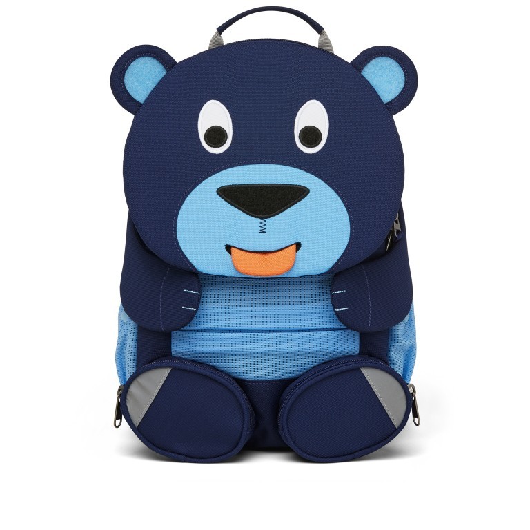 Rucksack Großer Freund für Kinder Bär, Farbe: blau/petrol, Marke: Affenzahn, EAN: 4057081048755, Abmessungen in cm: 20x31x12, Bild 1 von 6