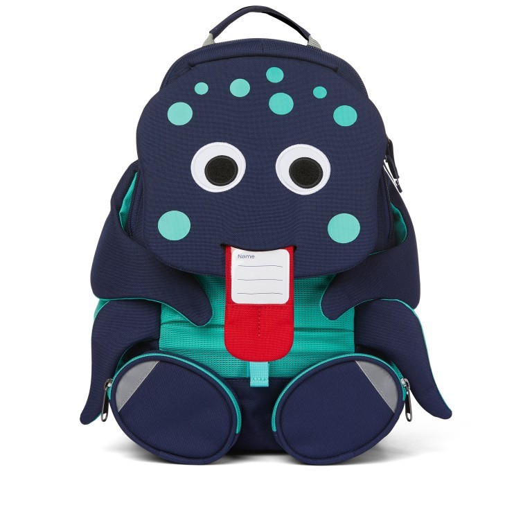 Rucksack Großer Freund für Kinder Oktopus, Farbe: blau/petrol, Marke: Affenzahn, EAN: 4057081136858, Abmessungen in cm: 20x31x12, Bild 7 von 7