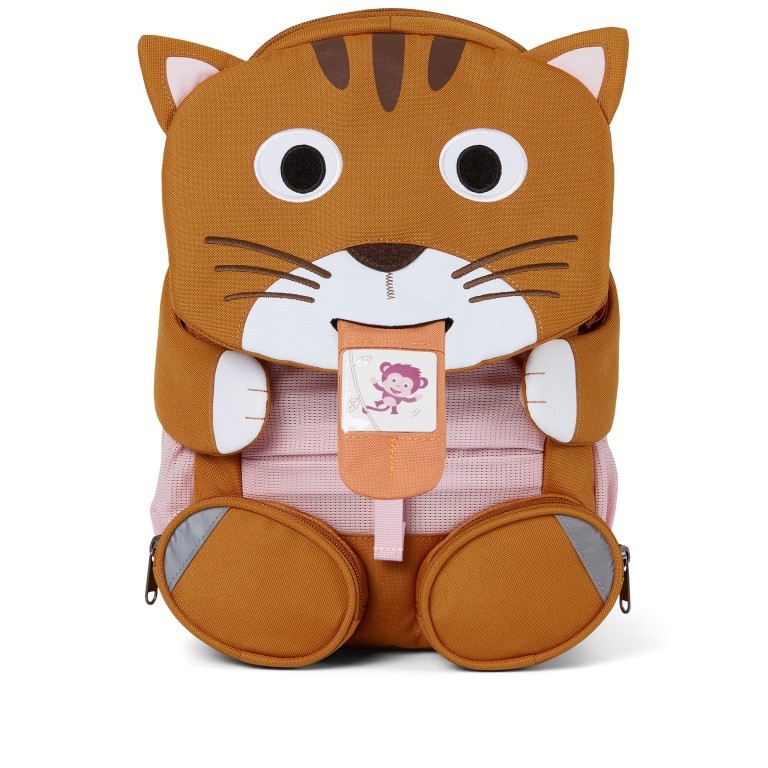 Rucksack Großer Freund für Kinder Katze, Farbe: braun, Marke: Affenzahn, EAN: 4057081136896, Abmessungen in cm: 20x31x12, Bild 7 von 7