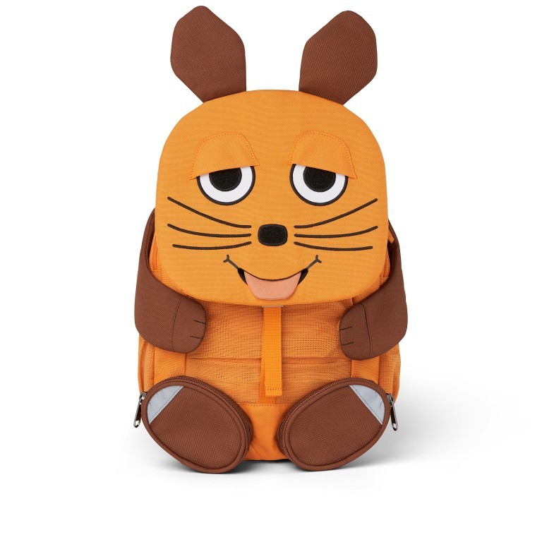 Rucksack Großer Freund für Kinder Die Maus, Farbe: orange, Marke: Affenzahn, EAN: 4057081106424, Abmessungen in cm: 20x31x12, Bild 1 von 5