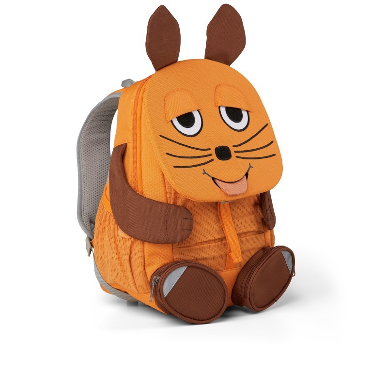 Rucksack Großer Freund für Kinder Die Maus, Farbe: orange, Marke: Affenzahn, EAN: 4057081106424, Abmessungen in cm: 20x31x12, Bild 3 von 5