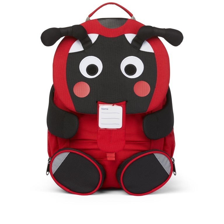 Rucksack Großer Freund für Kinder Marienkäfer, Farbe: rot/weinrot, Marke: Affenzahn, EAN: 4057081136841, Abmessungen in cm: 20x31x12, Bild 7 von 7