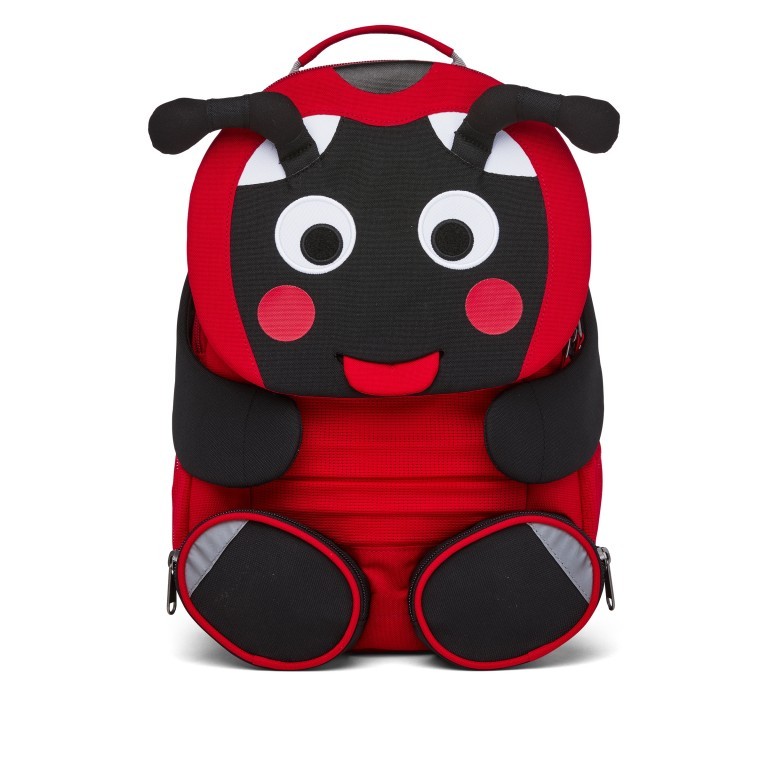 Rucksack Großer Freund für Kinder Marienkäfer, Farbe: rot/weinrot, Marke: Affenzahn, EAN: 4057081136841, Abmessungen in cm: 20x31x12, Bild 1 von 7