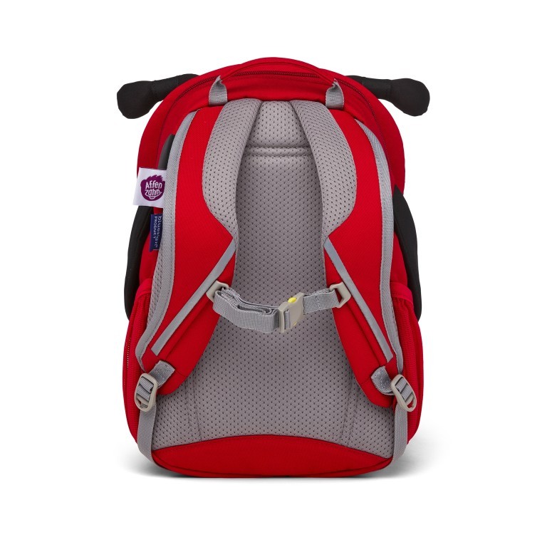 Rucksack Großer Freund für Kinder Marienkäfer, Farbe: rot/weinrot, Marke: Affenzahn, EAN: 4057081136841, Abmessungen in cm: 20x31x12, Bild 4 von 7