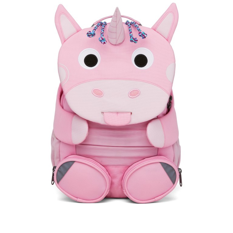 Rucksack Großer Freund für Kinder Einhorn, Farbe: rosa/pink, Marke: Affenzahn, EAN: 4057081136834, Abmessungen in cm: 20x31x12, Bild 1 von 7