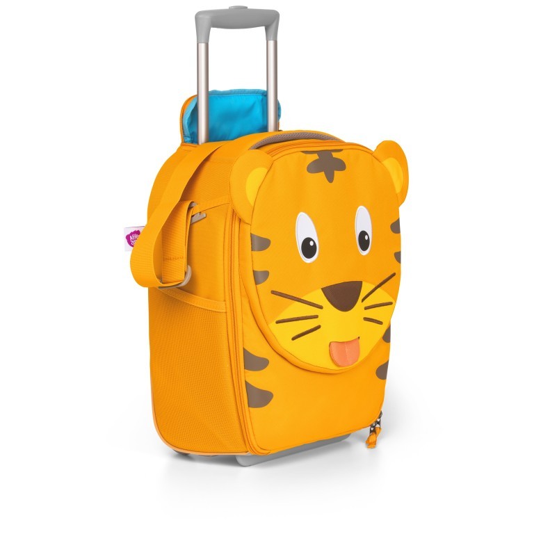 Koffer Kinderkoffer mit zwei Rollen Tiger, Farbe: gelb, Marke: Affenzahn, EAN: 4057081034789, Abmessungen in cm: 30x40x16.5, Bild 8 von 11