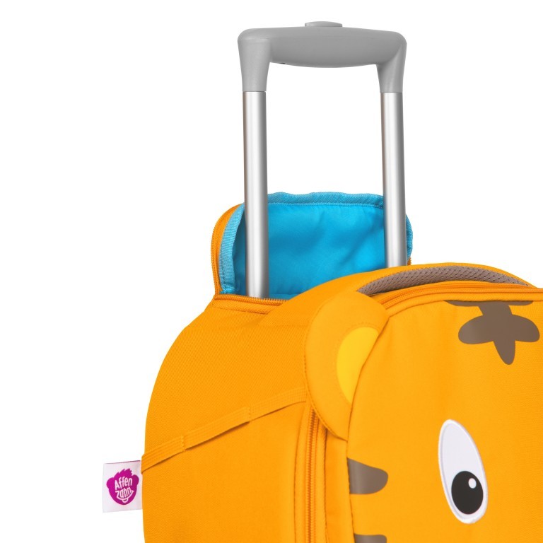 Koffer Kinderkoffer mit zwei Rollen Tiger, Farbe: gelb, Marke: Affenzahn, EAN: 4057081034789, Abmessungen in cm: 30x40x16.5, Bild 9 von 11