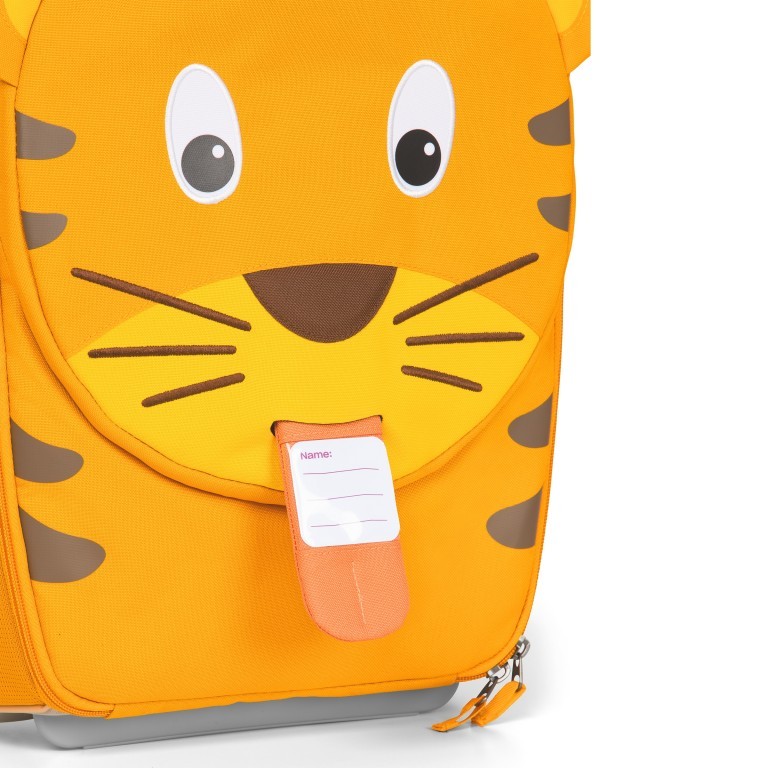 Koffer Kinderkoffer mit zwei Rollen Tiger, Farbe: gelb, Marke: Affenzahn, EAN: 4057081034789, Abmessungen in cm: 30x40x16.5, Bild 10 von 11