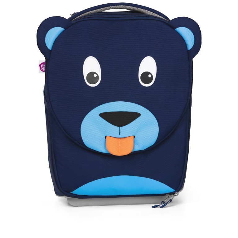 Koffer Kinderkoffer mit zwei Rollen Bär, Farbe: blau/petrol, Marke: Affenzahn, EAN: 4057081034796, Abmessungen in cm: 30x40x16.5, Bild 1 von 11