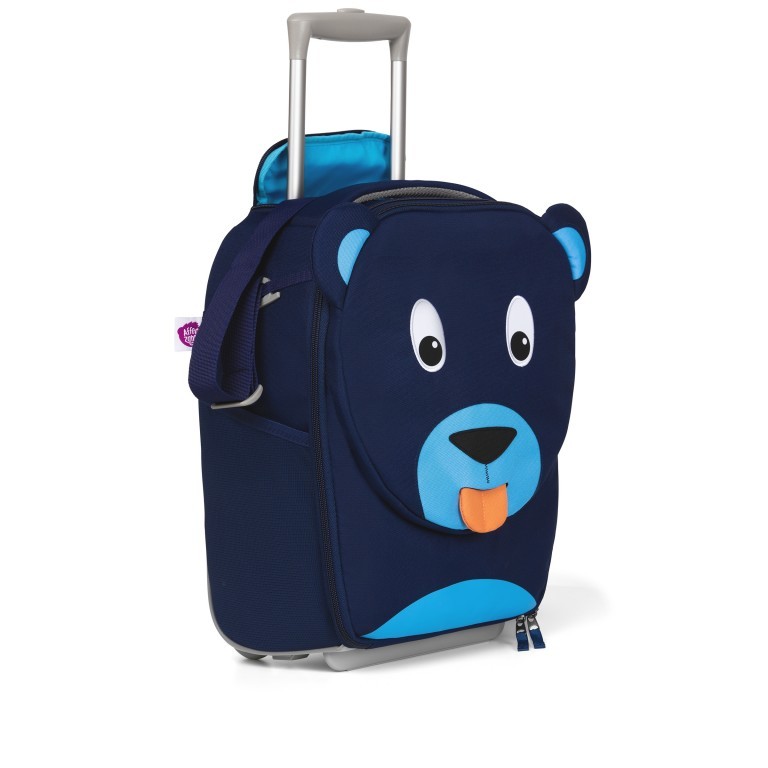 Koffer Kinderkoffer mit zwei Rollen Bär, Farbe: blau/petrol, Marke: Affenzahn, EAN: 4057081034796, Abmessungen in cm: 30x40x16.5, Bild 8 von 11