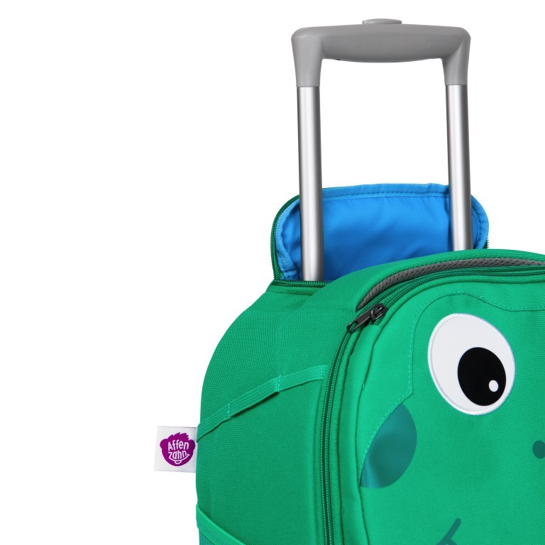 Koffer Kinderkoffer mit zwei Rollen Frosch, Farbe: grün/oliv, Marke: Affenzahn, EAN: 4057081034802, Abmessungen in cm: 30x40x16.5, Bild 9 von 11