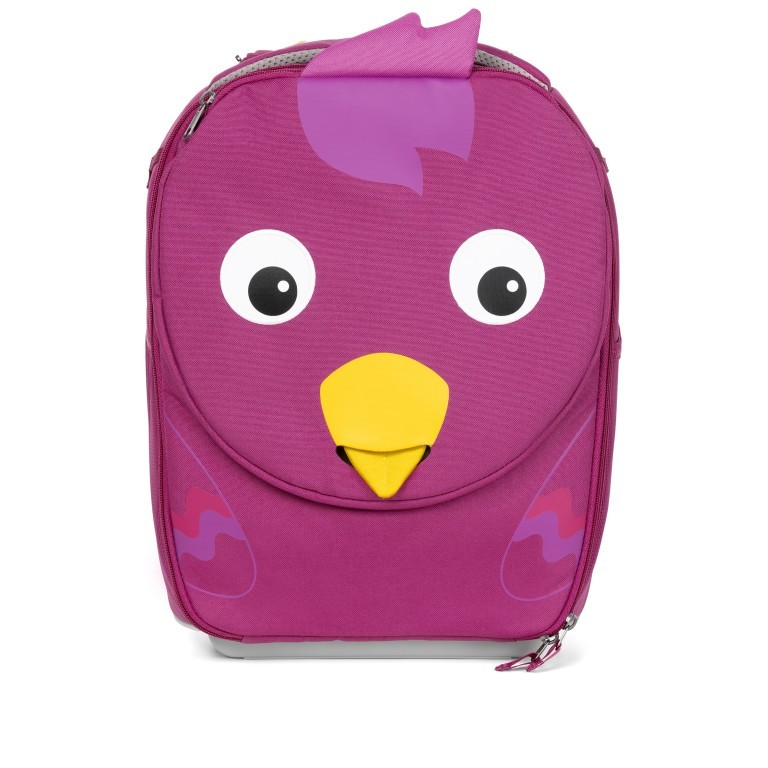 Koffer Kinderkoffer mit zwei Rollen Vogel, Farbe: rosa/pink, Marke: Affenzahn, EAN: 4057081034819, Abmessungen in cm: 30x40x16.5, Bild 1 von 11