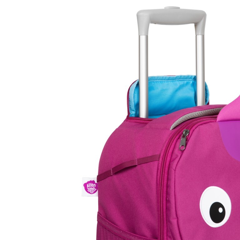 Koffer Kinderkoffer mit zwei Rollen Vogel, Farbe: rosa/pink, Marke: Affenzahn, EAN: 4057081034819, Abmessungen in cm: 30x40x16.5, Bild 9 von 11