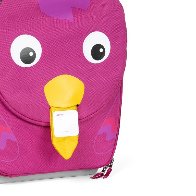 Koffer Kinderkoffer mit zwei Rollen Vogel, Farbe: rosa/pink, Marke: Affenzahn, EAN: 4057081034819, Abmessungen in cm: 30x40x16.5, Bild 10 von 11